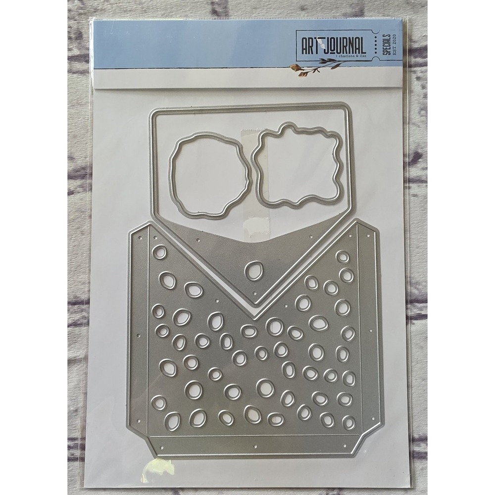 Elizabeth Craft Designs Sealed Pocket Cutting Die Set - 1850 Art Journal